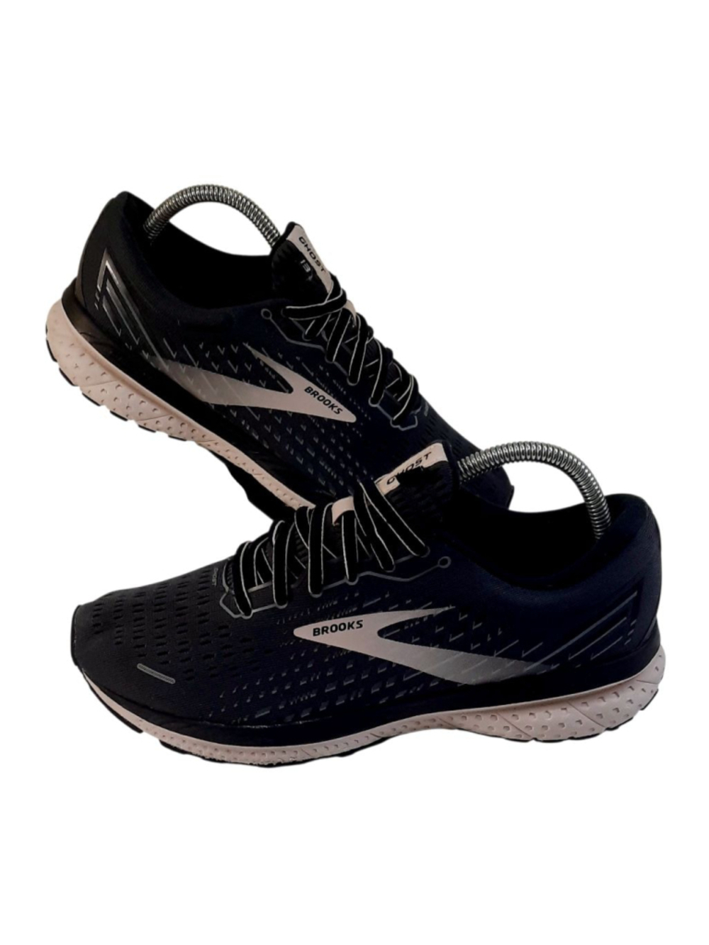 Brooks-Women's Ghost 13 Charcoal Low-top Lace-up Gray Running Shoes size 9 - Picture 4 of 6